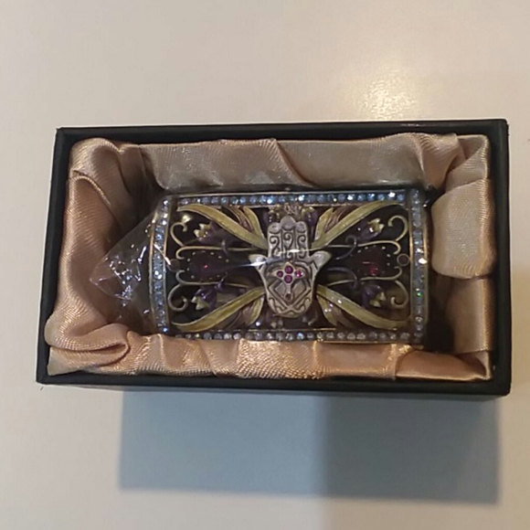 Beautiful Gemstone Hamsa Jewelry Box - Picture 5 of 6